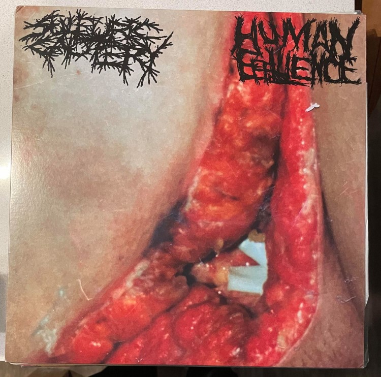 Sulfuric Cautery / Human Effluence - Split 12"